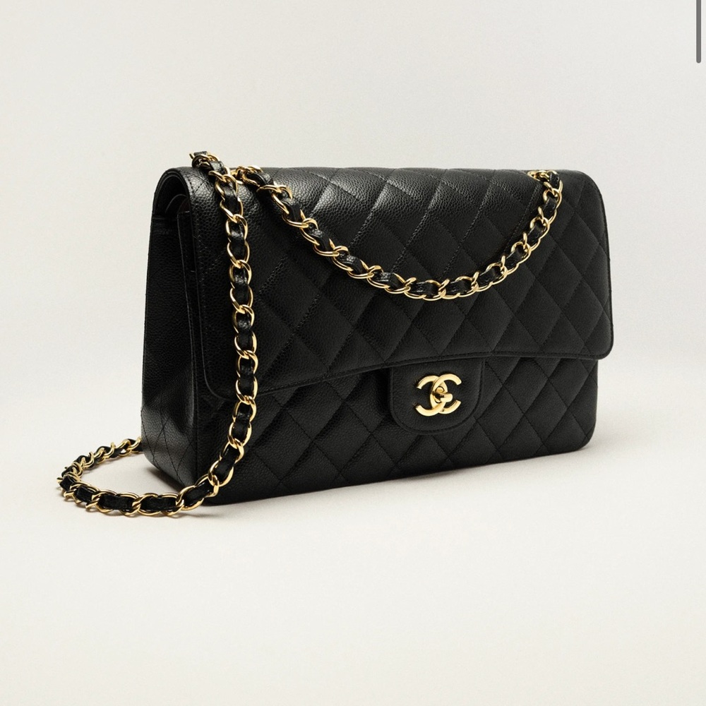 Chanel LARGE CLASSIC HANDBAG
Grained Calfskin & Gold-Tone Metal retail $11,700
